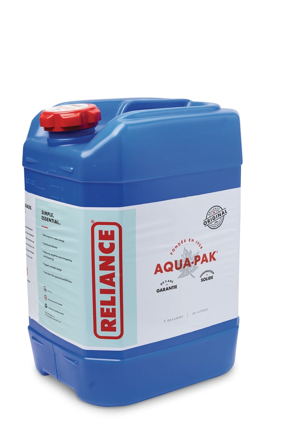 Aqua Pak Camping Water Jug Container, Assorted Capacity