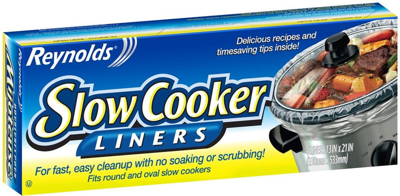 Slow Cooker Aluminum Liners, 6.1-L, 4-pk W5568
