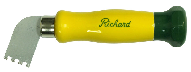 Tungsten Steel Carbide-Tipped Grout Remover Tool with Notched Blade & Plastic Handle D9752