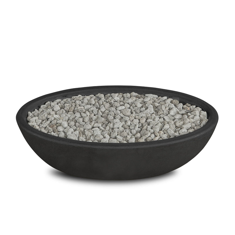 Riverside Oval Concrete Propane Fire Pit in Shale, 48-in U496