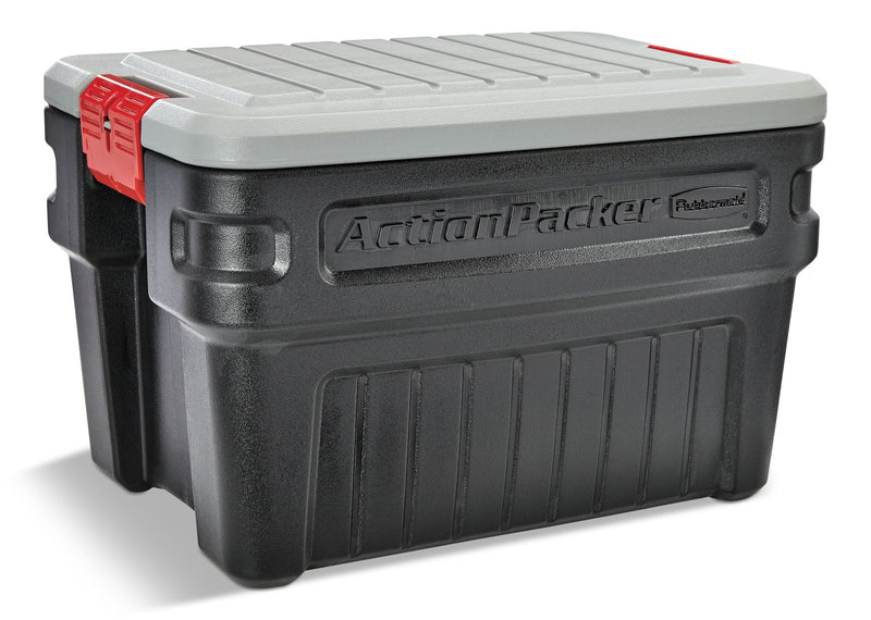 Action Packer Plastic Lockable Storage Container, Stackable & Recyclable, 90.8-L K4338
