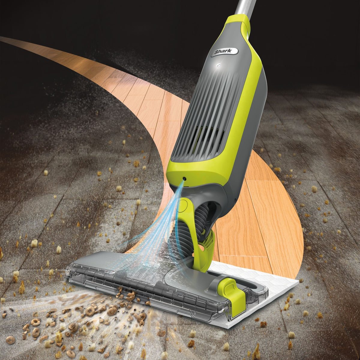Shark VACMOP Hard-Surface Cordless Vacuum Mop with Disposable VACMOP Pad