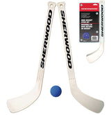 Curved Mini Hockey Sticks and Ball Set, 3-pc