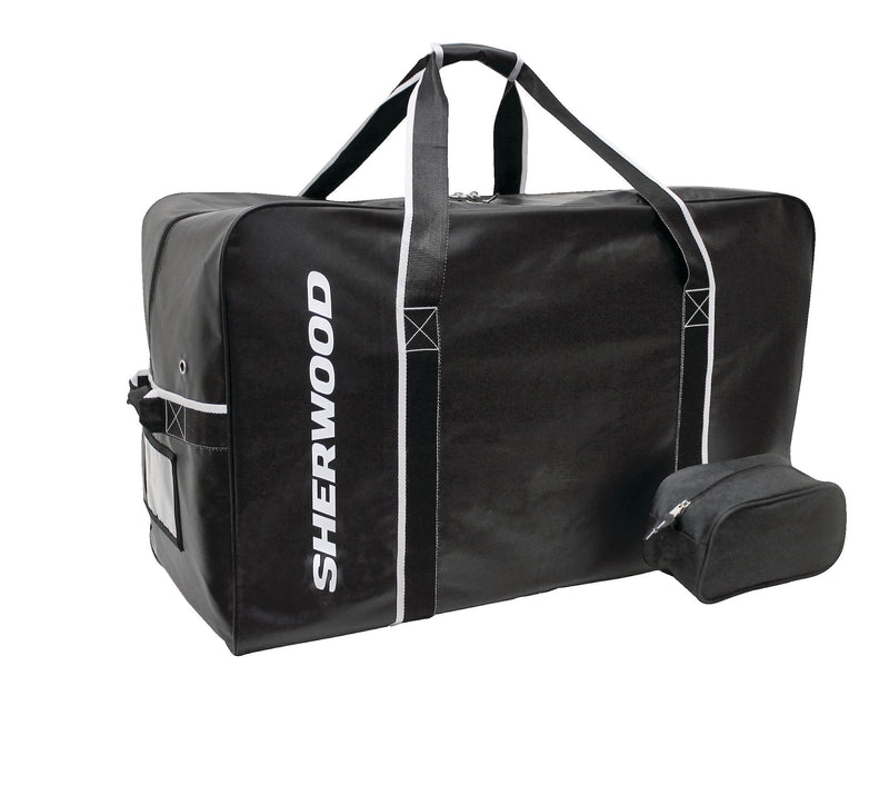 Team Tarp Hockey Bag with Accessories/Toiletry Bag, Carry, Junior, Black, 30-in P2553