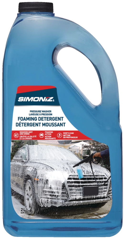 Non-Toxic Foaming Pressure Washer Detergent for Vehicles & Boats, Concentrate, 2L Q9421