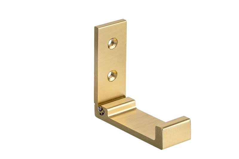 Single Metal Flip Hook, Satin Brass H3173