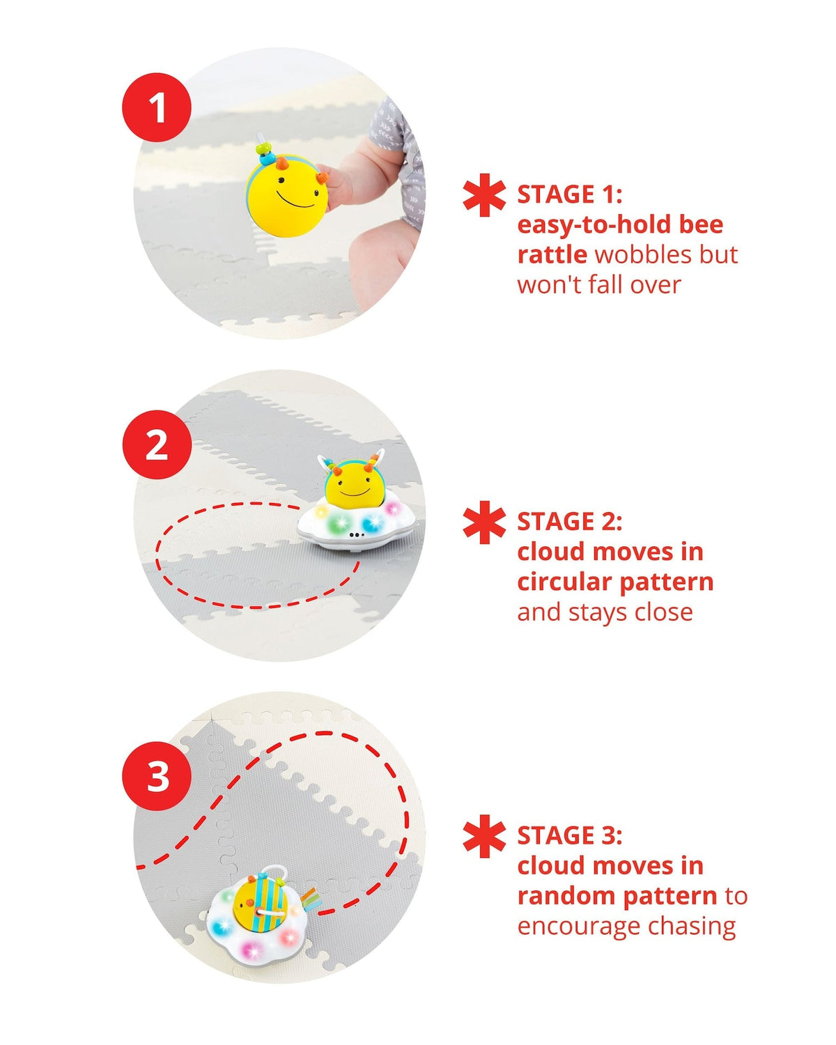 Follow-Bee Crawl Toy