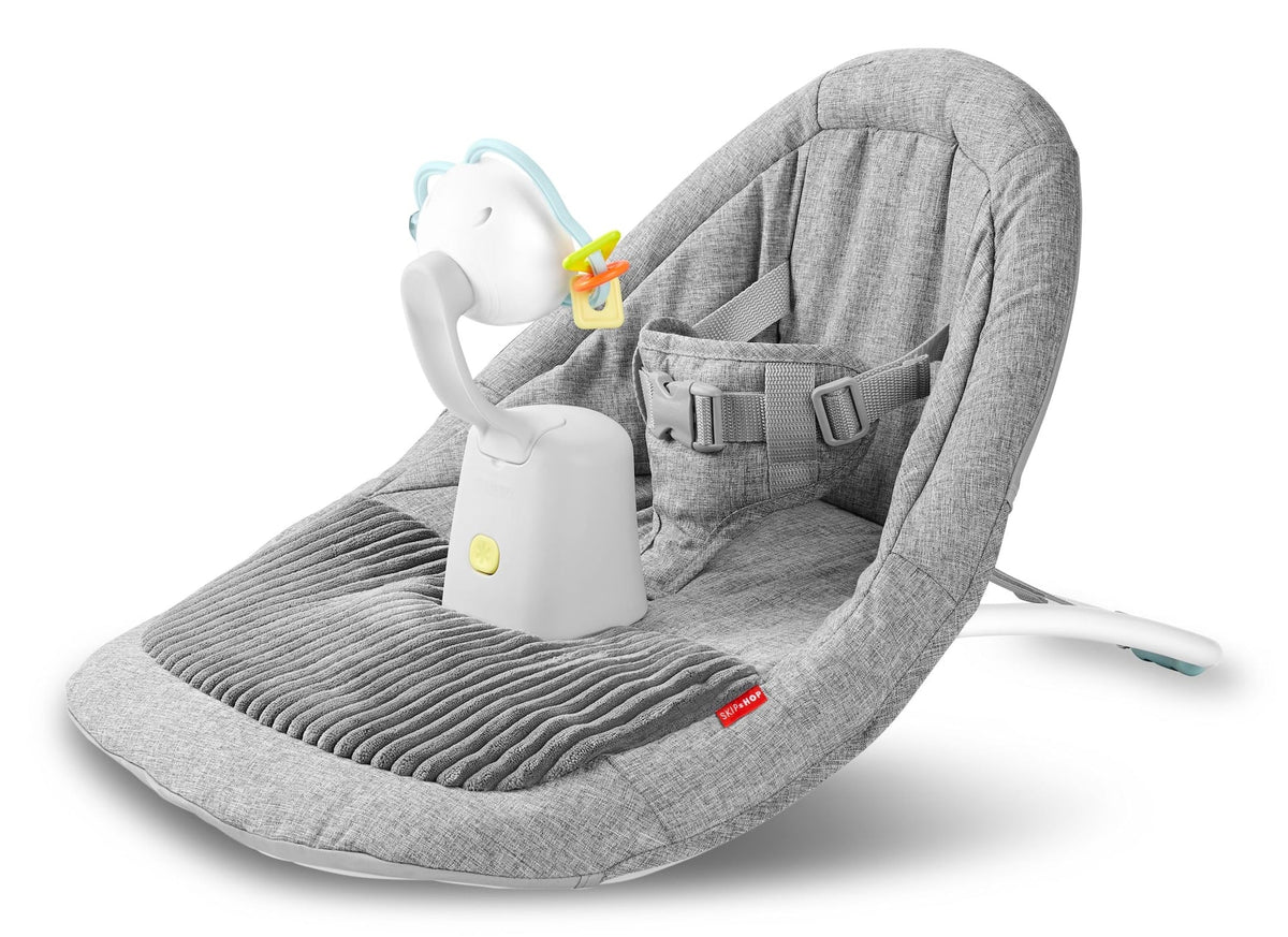 Silver Lining Cloud Upright Floor Seat with Multisensory Toy Attachment