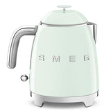 50's 1400W Retro Style Electric Mini Countertop Kettle with Cordless Base, Pastel Green, 0.8-L