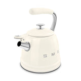 Traditional Stove Top Whistling Kettle, Cream, 2.3-L