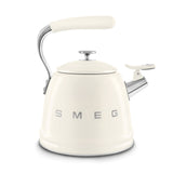 Traditional Stove Top Whistling Kettle, Cream, 2.3-L