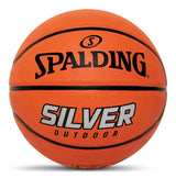 Silver Outdoor Rubber Basketball, Official Size 7 (29.5-in), Orange