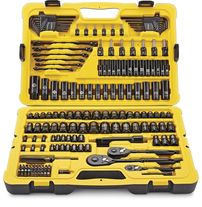 Professional Grade Black Chrome Socket Set, 183-pc, SAE/Metric C5249