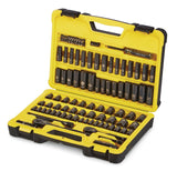 Professional Grade Black Chrome Socket Set, 99-pc, SAE/Metric