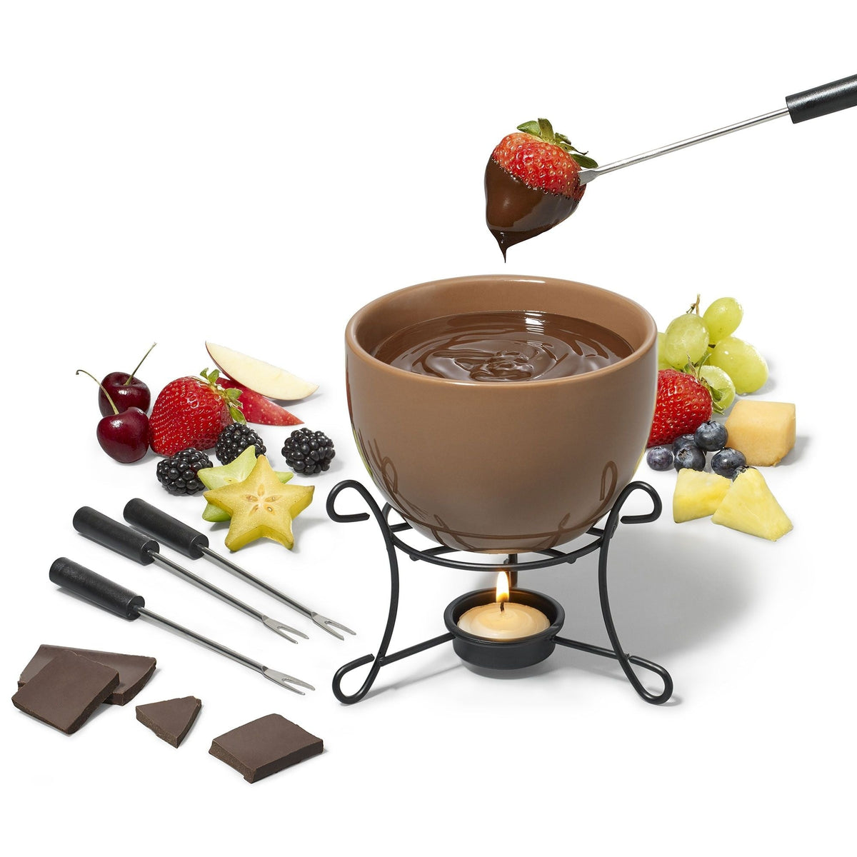 Gourmet Bistro Fondue Set, 7 Piece