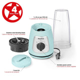 Personal Blender with Locking Lid, Light Blue