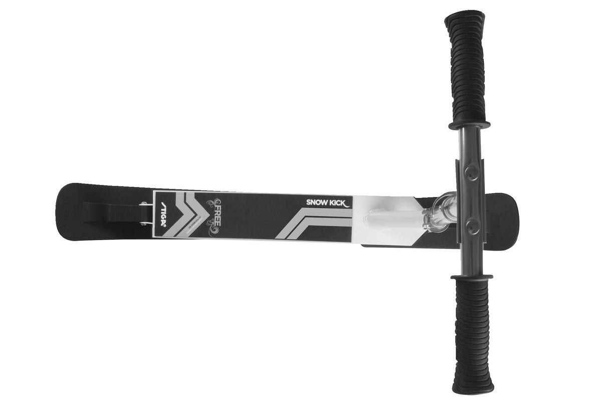 Snow Kick Free Kids' Winter Snow Ski Scooter with Height Adjustable Handle, Ages 7+