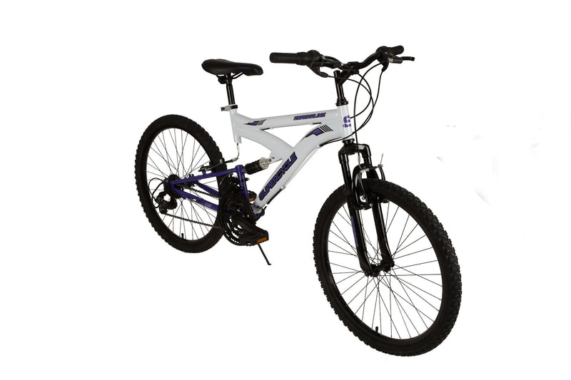Adrenaline Youth DS Mountain Bike 24-in, White E4082