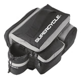 Rack Top Bike Bag withAluminum Foil & Reflective Strip, 8L, Black