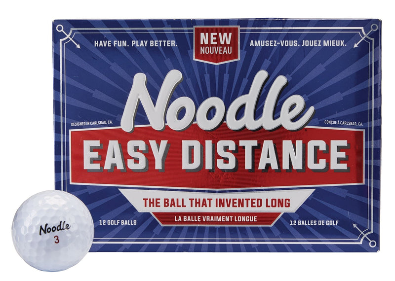 Noodle Easy Distance Golf Balls, White, 12-pk H6059