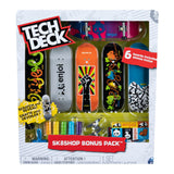Sk8shop Finberboard Bonus Pack, Ages 6+, 6-pk