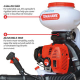 4-Gallon Backpack Motorized Fertilizer/Ice Melter Spreader