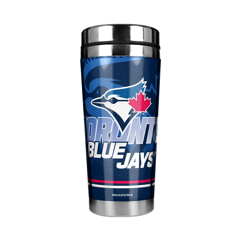 Stainless Steel Travel Mug For Baseball Fans/Collectors, 16-oz U9588