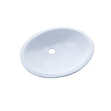17x14-in Oval Vessel Cotton Undercounter Sink/Lavatory