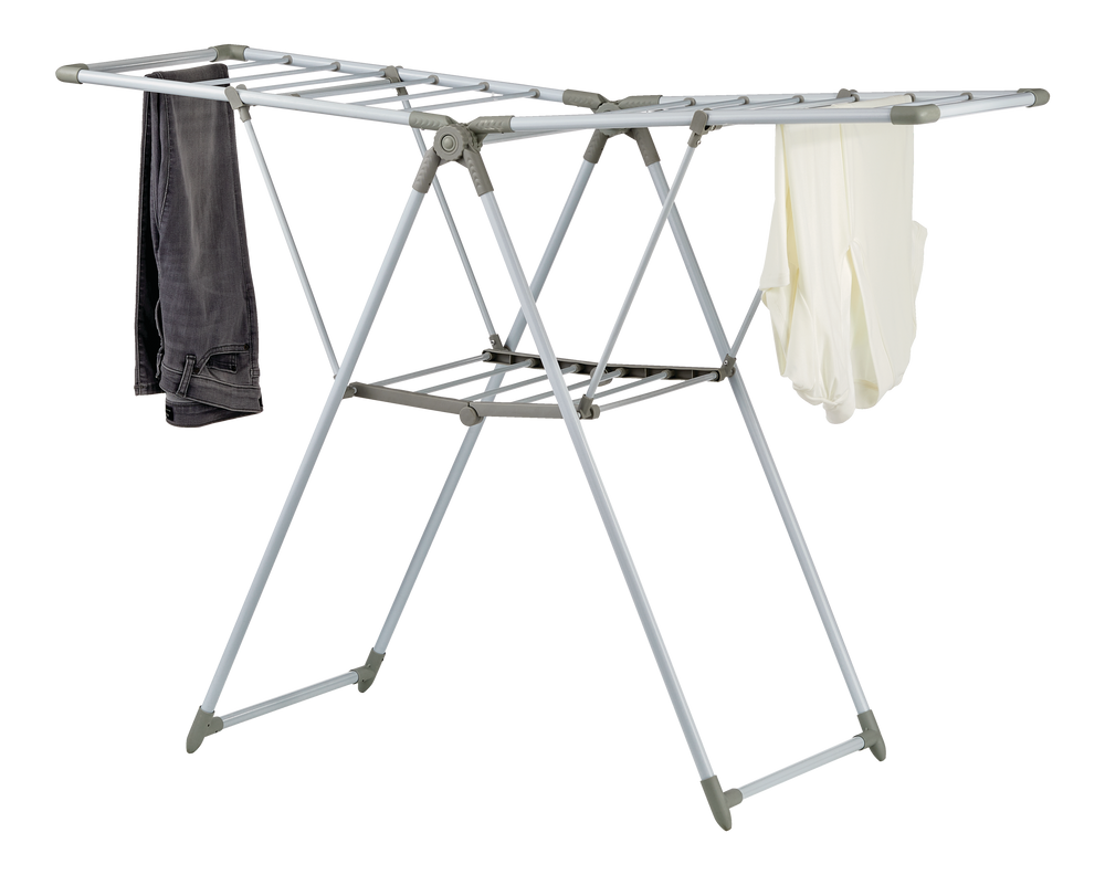 type A Gullwing Clothes Drying Rack, 53.1-in x 19.75-in x 35.5-in