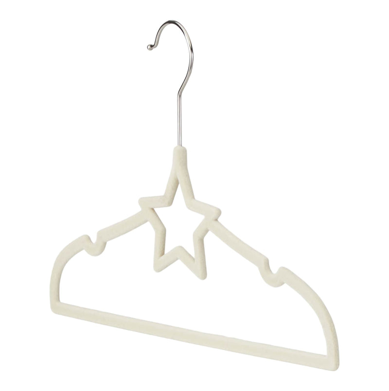 Kids' Non-Slip Slim Swivel Hanger with Star, Drizzle, 10-pk N5689
