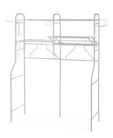 type A Linear Double-Unit Laundry Organization System, White