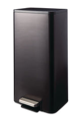 type A Wide Stainless Steel Step Trash/Garbage Bin, 30-L