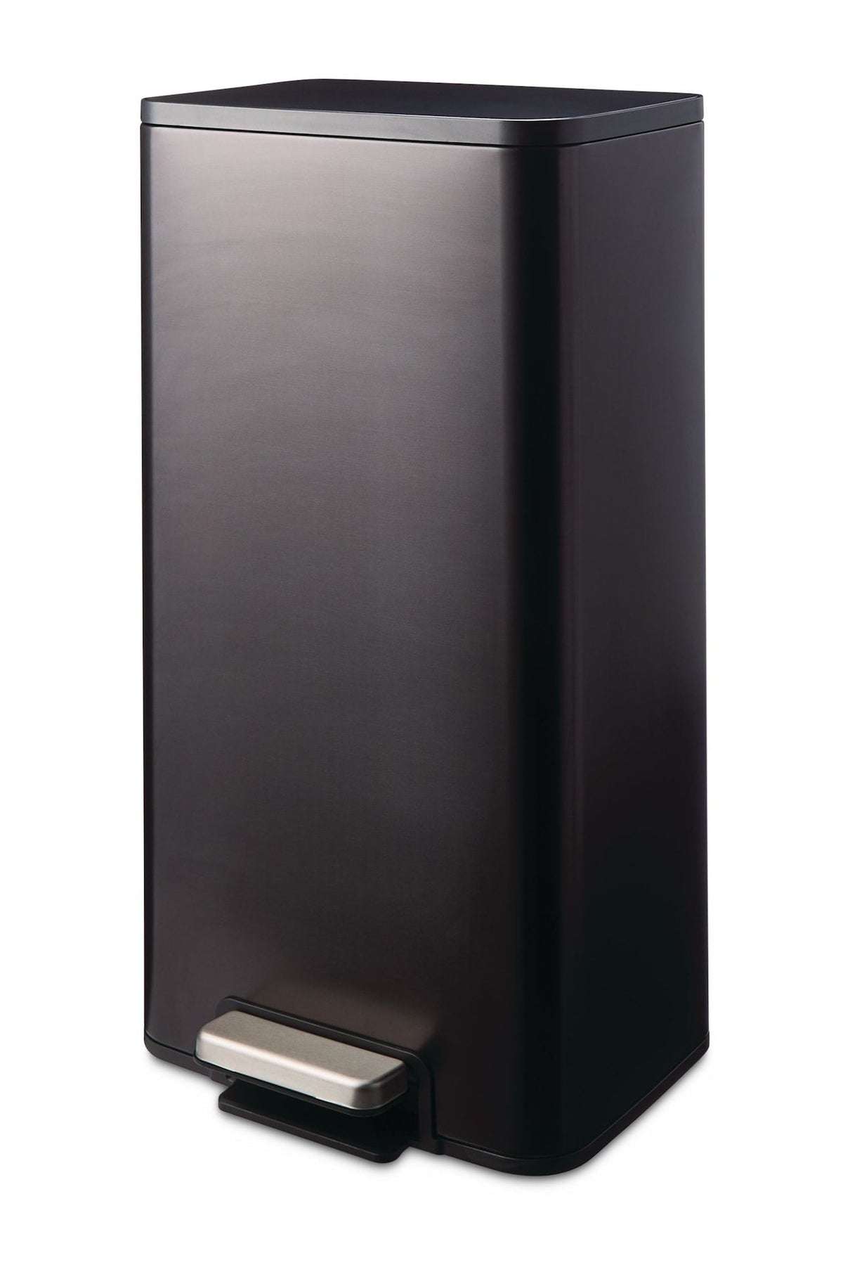 type A Wide Stainless Steel Step Trash/Garbage Bin, 30-L
