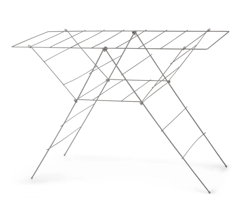 Wire Gullwing Drying Rack, 48.8 x 21.7 x 40.2-in, White I6416