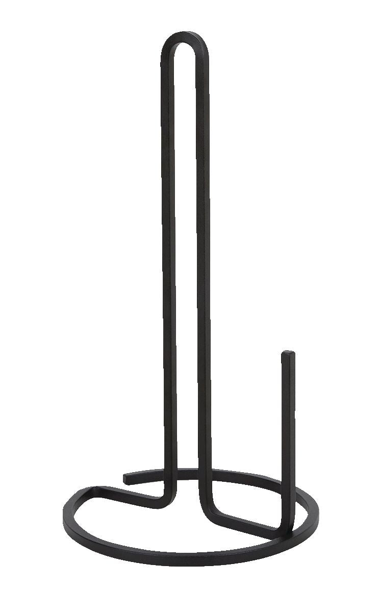 Squire Upright Metal Paper Towel Holder For Kitchen Countertop, Black L2930