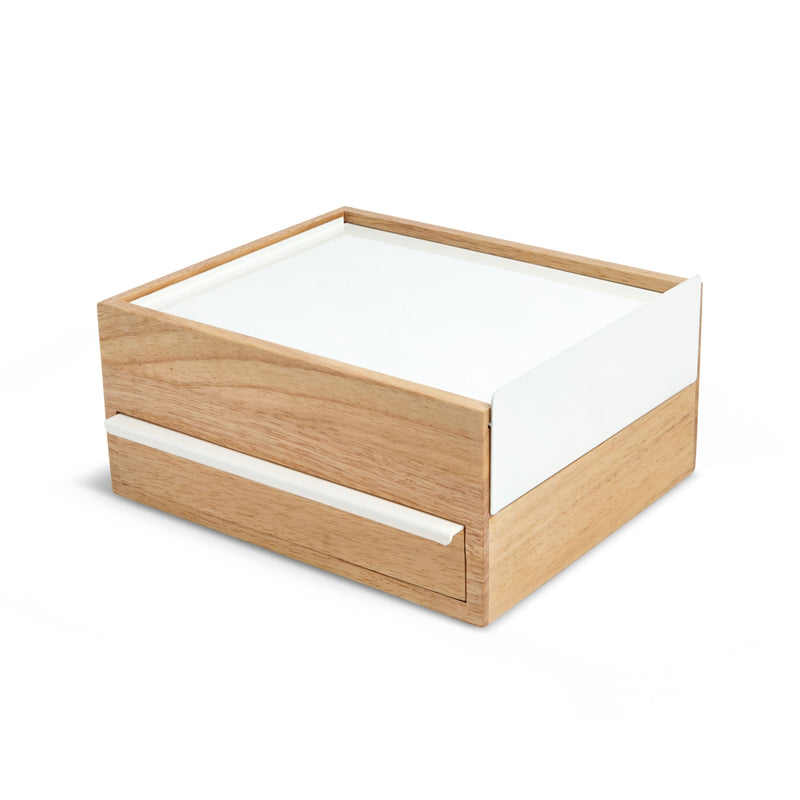 Stowit Jewelry Box, White/Natural A6284