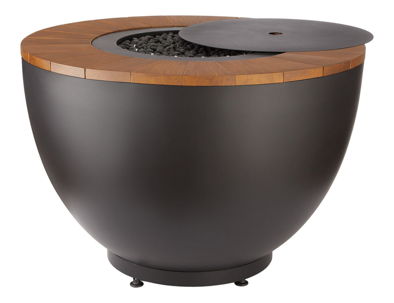 Round Outdoor Gas Fire Table, 65,000 BTUs, 36-in D3587