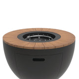 Round Outdoor Gas Fire Table, 65,000 BTUs, 36-in