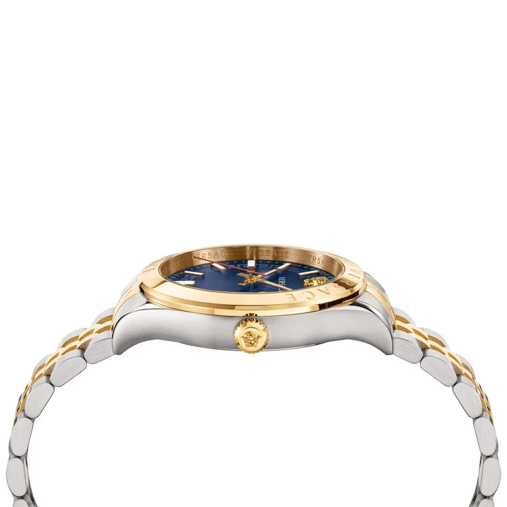 Versace Hellenyium Blue Dial Men's Watch