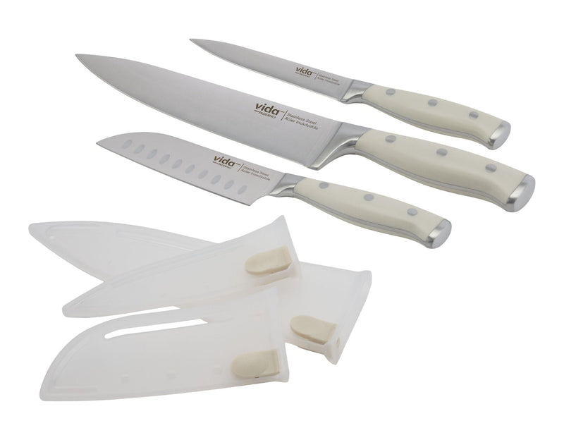 3PC KNIFE PACK WHITE T31