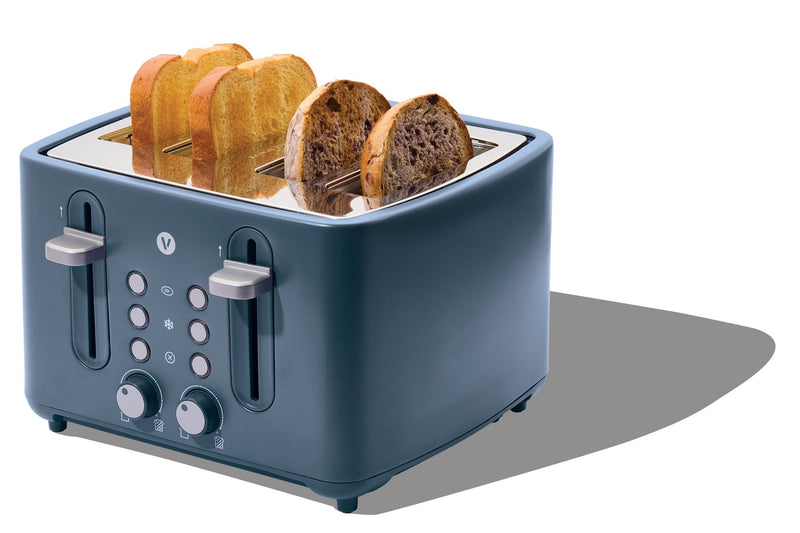 4-Slice Toaster with Extra-Wide Slots, Bluefin X8375