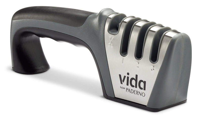 4-in-1 Knife & Shear Sharpener with Ergonomic Grip Q3730