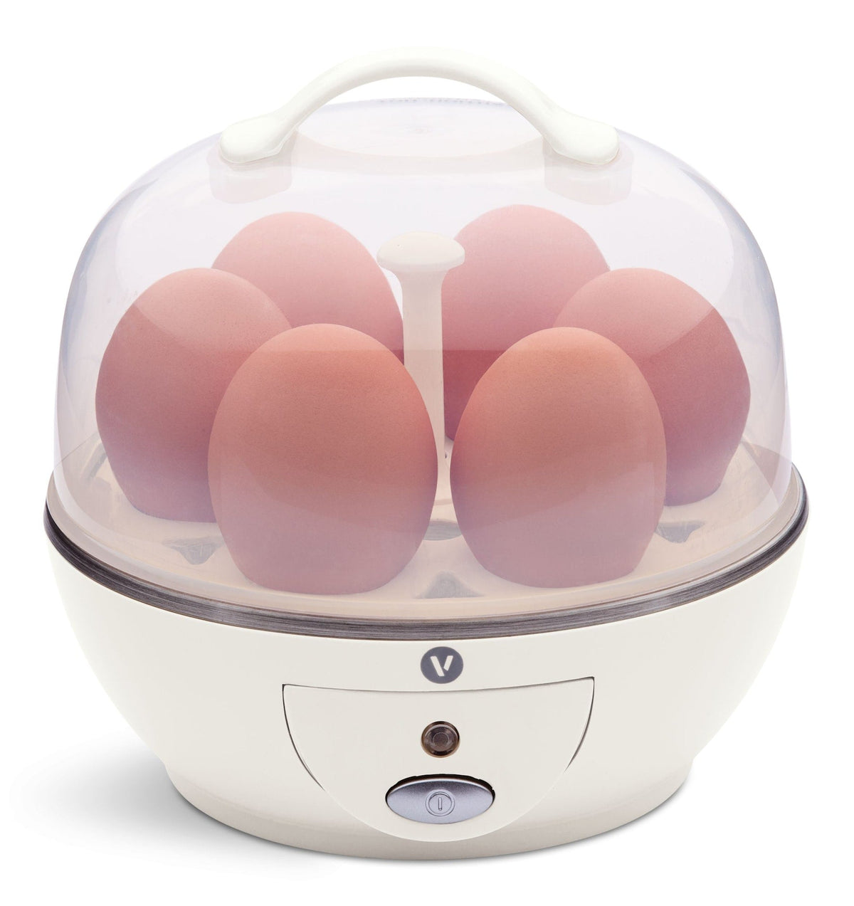 Compact Egg Cooker with Indicator Light