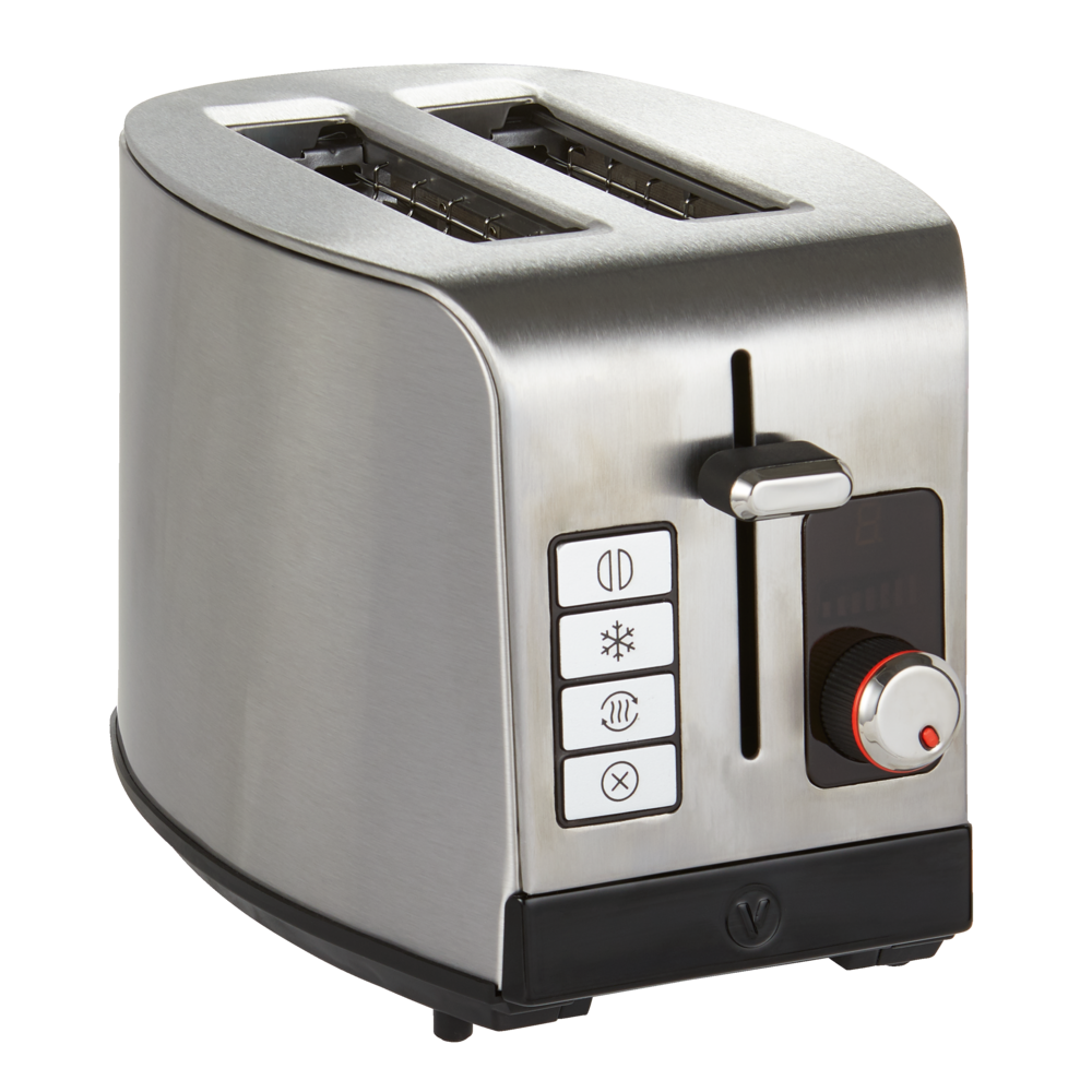 Digital Stainless Steel Toaster, 2-Slice