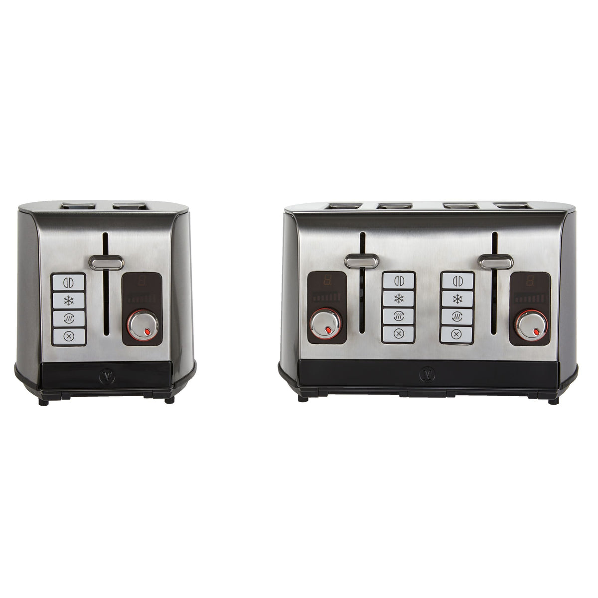 Digital Stainless Steel Toaster, 2-Slice