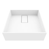 Bryant 15x15-in Deep White Bathroom Sink/Basin with Square Vessel