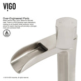 Hibiscus White Bathroom Sink/Basin Set with Niko Faucet and Square Composite Vessel