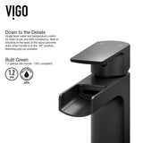 Montauk White Bathroom Sink/Basin Set with Amada Faucet and Rectangular Composite Vessel