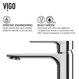 Norfolk Single Handle Vessel Single Hole Bathroom Sink Faucet, WaterSense Certified, Chrome