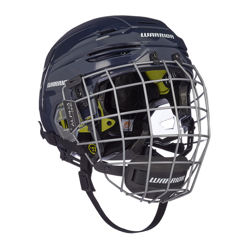 Alpha Pro Senior Hockey Helmet & Cage Combo, Navy Z5199